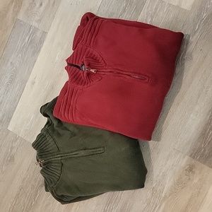 Quarter zip sweaters bundle